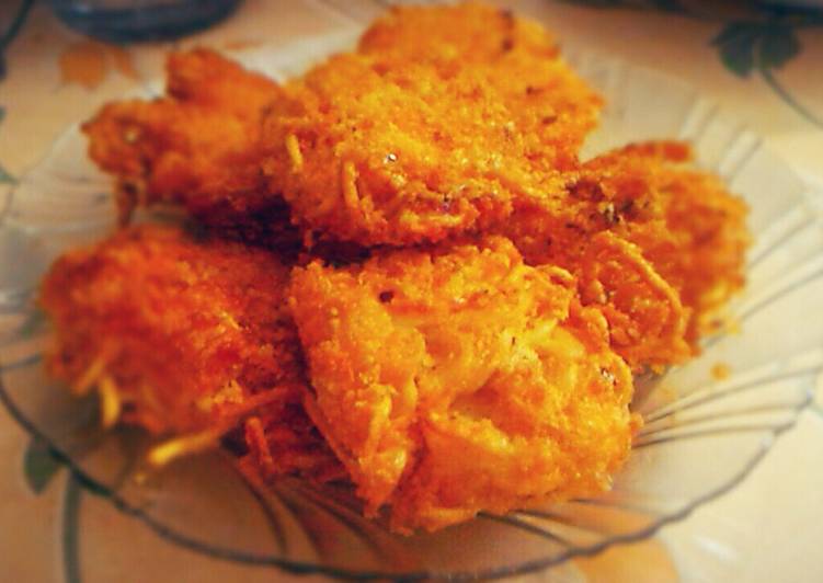 cruchy noodle omelette