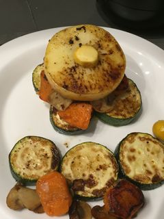 Una foto de Hamburguesa de manzana