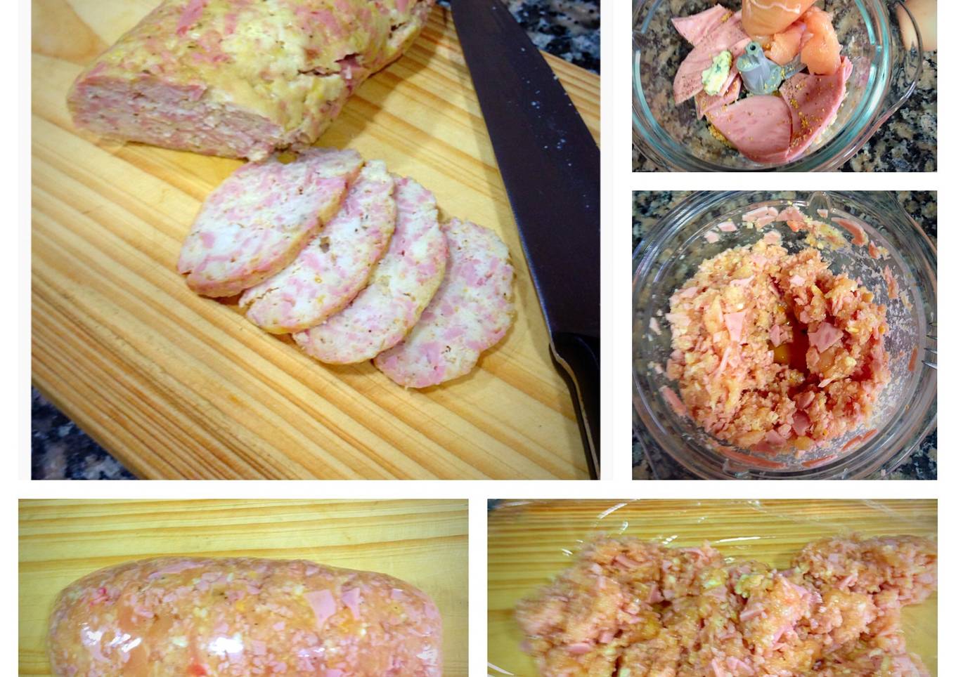 Fiambre de pollo casero