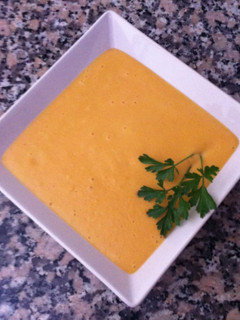 Una foto de Crema de calabaza