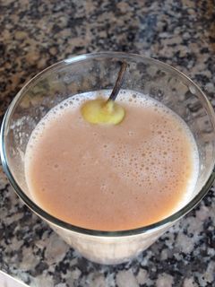 Una foto de Batido  de pera y zanahoria