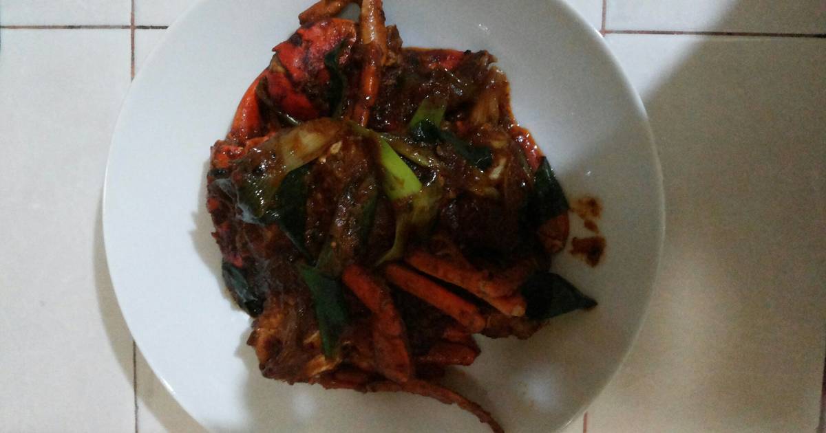 3 resep kepiting bumbu kari lada hitam enak dan sederhana 