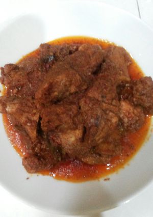 Foto resep Rendang babi