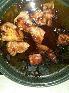 Una foto de Costillas ahumadas a la BBQ