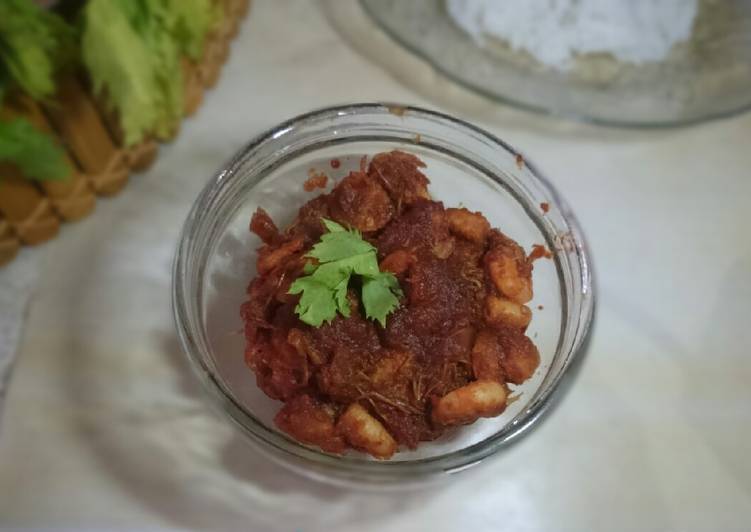 Udang bumbu merah