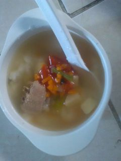 Foto resep Bubur Tim Sup Ayam (MPASI)