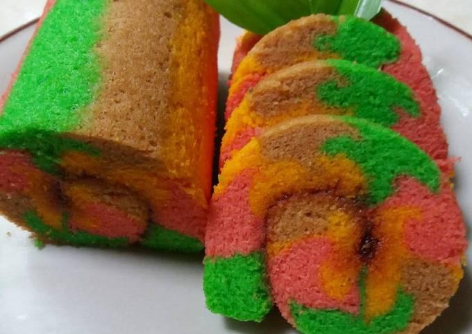 Recipe: Delicious Bolu gulung pelangi