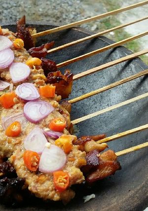 Foto resep Sate Jamur Tiram Bumbu Kacang