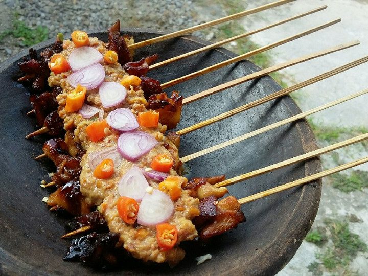 Cara Membuat Sate Jamur Tiram Bumbu Kacang Enak