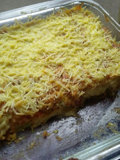 Foto resep Macaroni Schotel with Double Sauce (Bolognese & Bechamel)