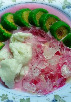 Foto resep Es Pisang Ijo