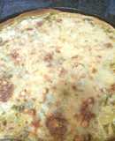 Tarta de apio y roquefort