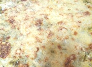 Una foto de Tarta de apio y roquefort