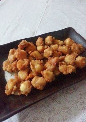 A picture of Easy Fried Chicken Knee Cartilage in a Plastic Bag.