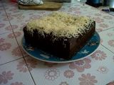 Brownis kukus keju