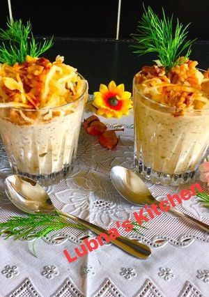 A picture of Apple pie oats.