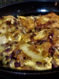 Una foto de Tortilla de Calabacín y Atún