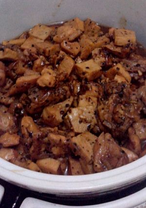 Foto resep Ayam Tahu Lada Hitam