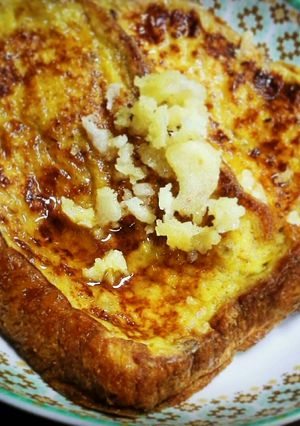 รูปของ French toast (หนมปังชุบไข่แบบผู้ดีตะวันตก)