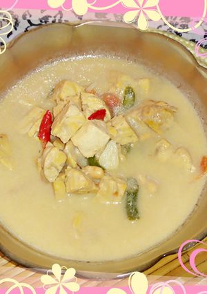 Foto resep Tempe Tahu Kuah Santan