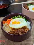 Bimbimbap (Rice Bowl / Nasi Rames Korea)