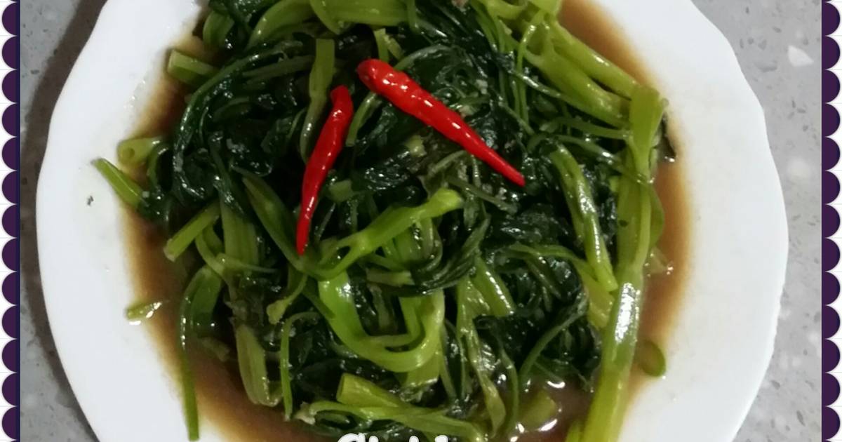 Resep Tumis kangkung Trasi oleh Sisi Cookpad