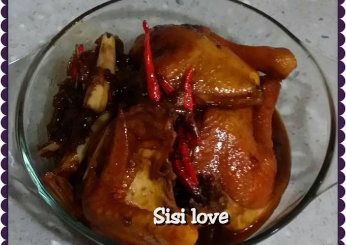 Daging Ayam Rasa Manis Pedas sederhana