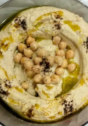 صورة لوصفة سلطه حمص بالطحينه
