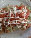 Tacos dorados de chorizo con papas
