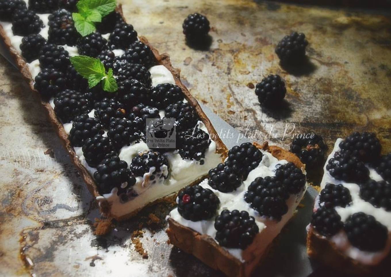 Tarte aux mûre du jardin