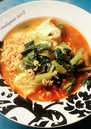 Foto resep Mie rebus pedas 🍲