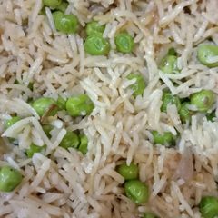 Matar pulao A picture of Matar pulao.