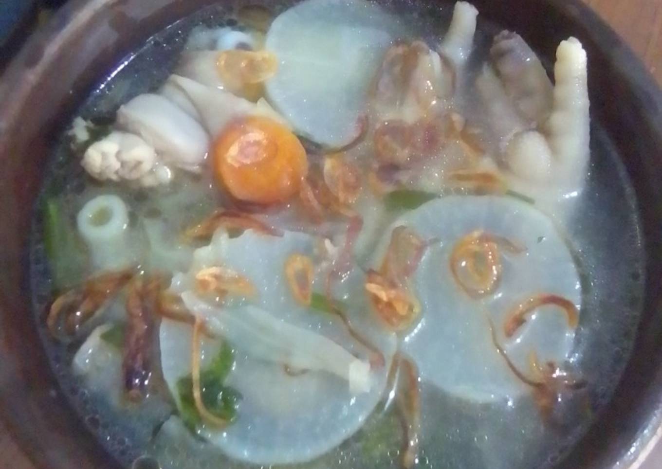 Sop ayam lobak rempah,,,