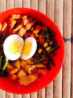 Foto resep Bibimbap (nasi campur korea) ala indonesia