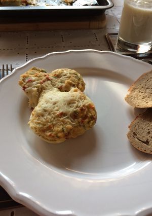 Sült töltött tojás recept fotója