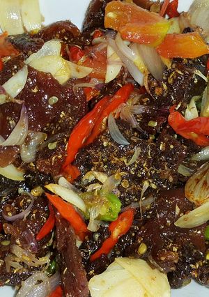 Foto resep Oseng Pedas Gurih Dendeng Sapi Manis
