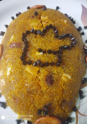 A picture of Rava Kesari.