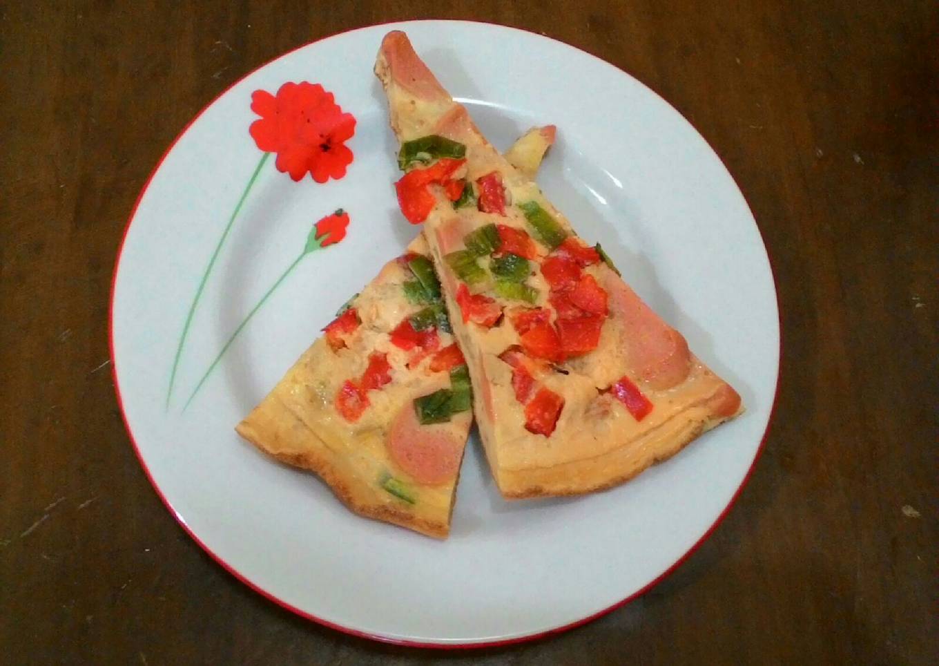 Omelet SOTO (SOsis-TOmat)