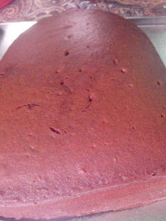 Foto resep bolu pisang coklat