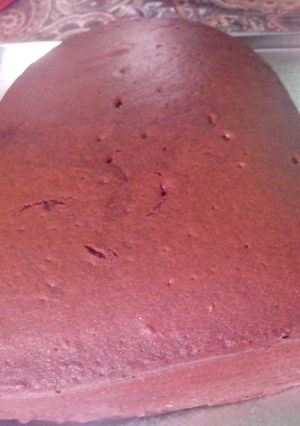 Foto resep bolu pisang coklat