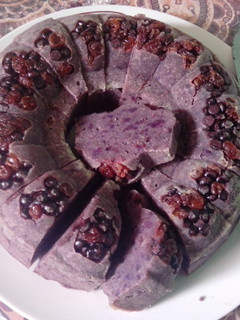 Foto resep bolu kukus ubi ungu tanpa TBM/Sp
