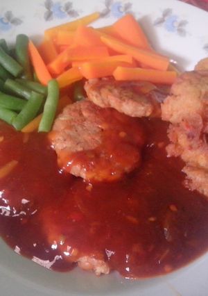 Foto resep steak tempe