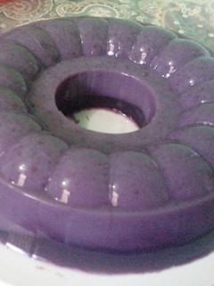 Foto resep puding ubi ungu simple