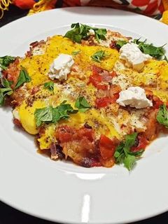 صورة لوصفة بيض بالخضار