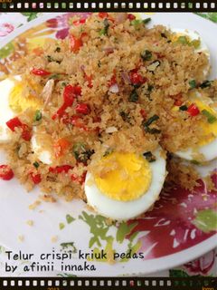 Foto resep Telur crispi kriuk pedas
