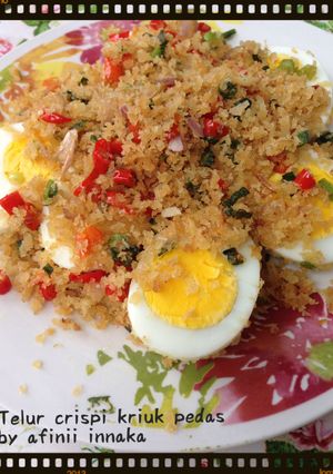 Foto resep Telur crispi kriuk pedas