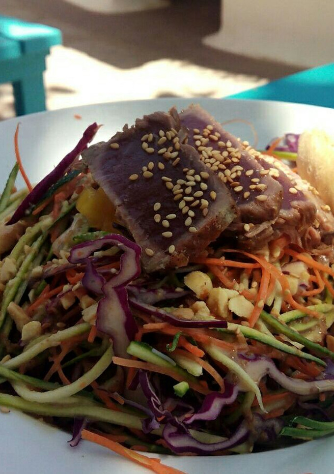 Una foto de Ensalada asiática