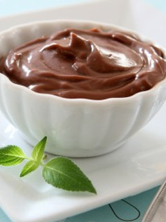 Una foto de Mousse de chocolate Raw