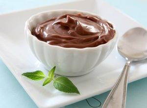 Una foto de Mousse de chocolate Raw