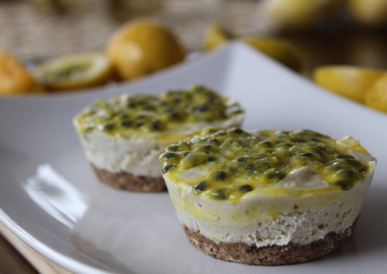Cheesecake Raw de maracuyá